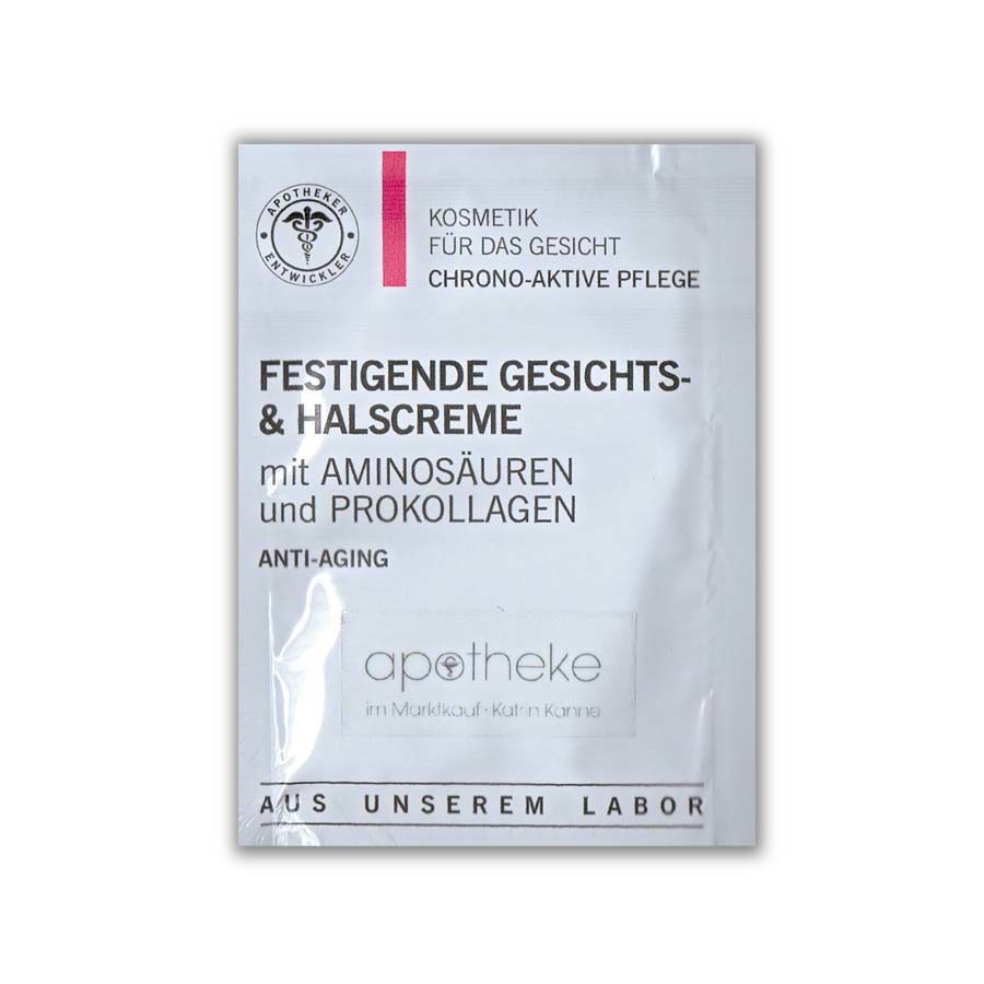 Festigende Gesichts und Halscreme - Probe - Apotheke im Marktkauf Shop