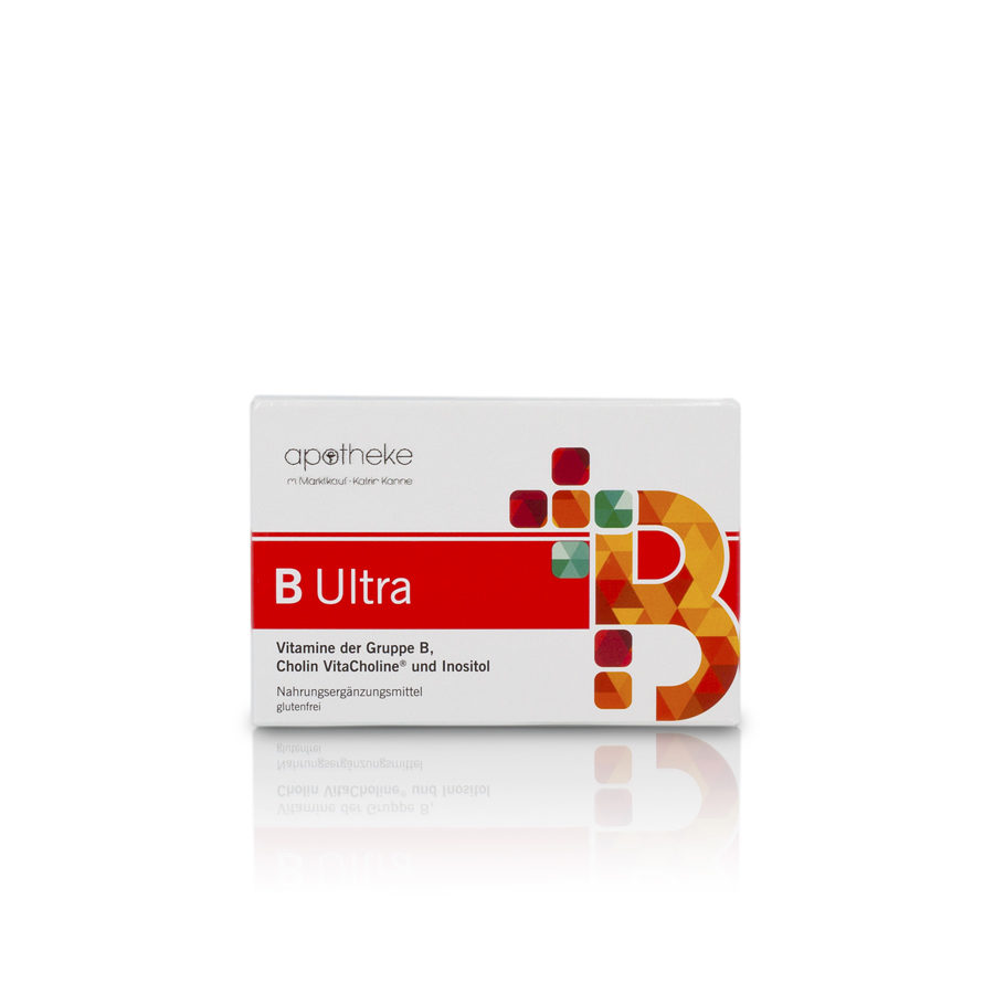 B Ultra Nahrungsergänzungsmittel mit Vitaminen der B-Gruppe, Cholin und Inositol - Apotheke im Marktkauf Shop