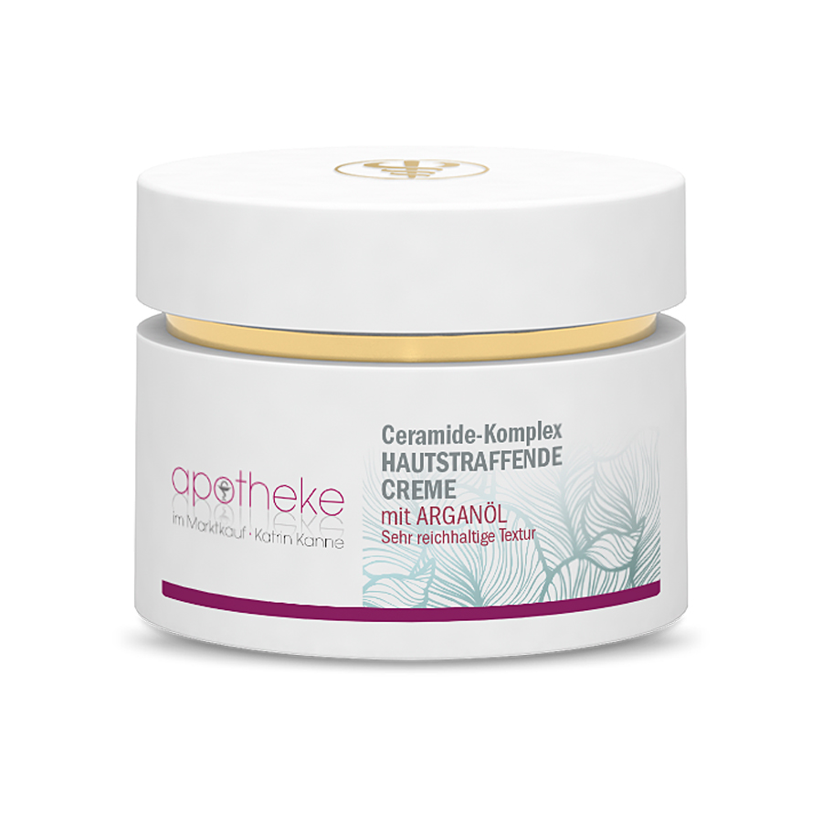 Ceramide-Komplex Hautstraffende Creme mit Arganöl - sehr reichhaltige Textur - Apotheke im Marktkauf