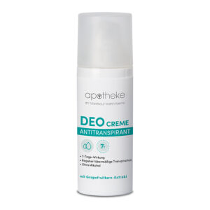 Deo Creme antitranspirant mit Grapefruitkern-Extrakt