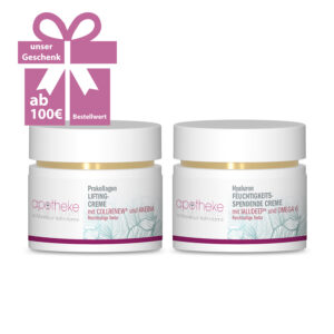 Hyaluron feuchtigkeitsspendende Creme mit Omega 6 + Prokollagen Lifting Creme