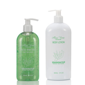 Aloe Vera Gel pur 250 ml & Aloe Vera Body Lotion 400 ml - Vorteilspackung