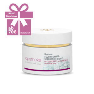 Hyaluron feuchtigkeits spendende Creme mit Omega 6