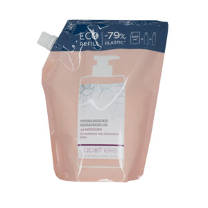 Apotheke im Marktkauf - Physiologisches Reinigungsfluid mit Aktivzuckern - 600 ml Nachfüllpackung