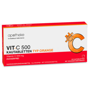 Apotheke im Marktkauf - VIT·C 500 Typ Orange - 20 Kautabletten
