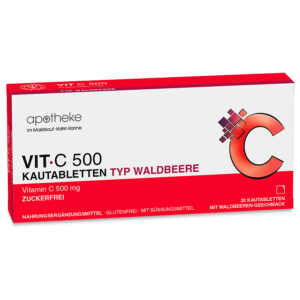 Apotheke im Marktkauf - VIT·C 500 Typ Waldbeere - 20 Kautabletten
