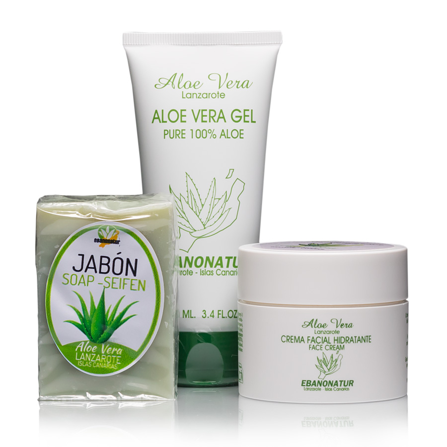 Reise Set – Aloe Vera Gel, Seife und Gesichtscreme