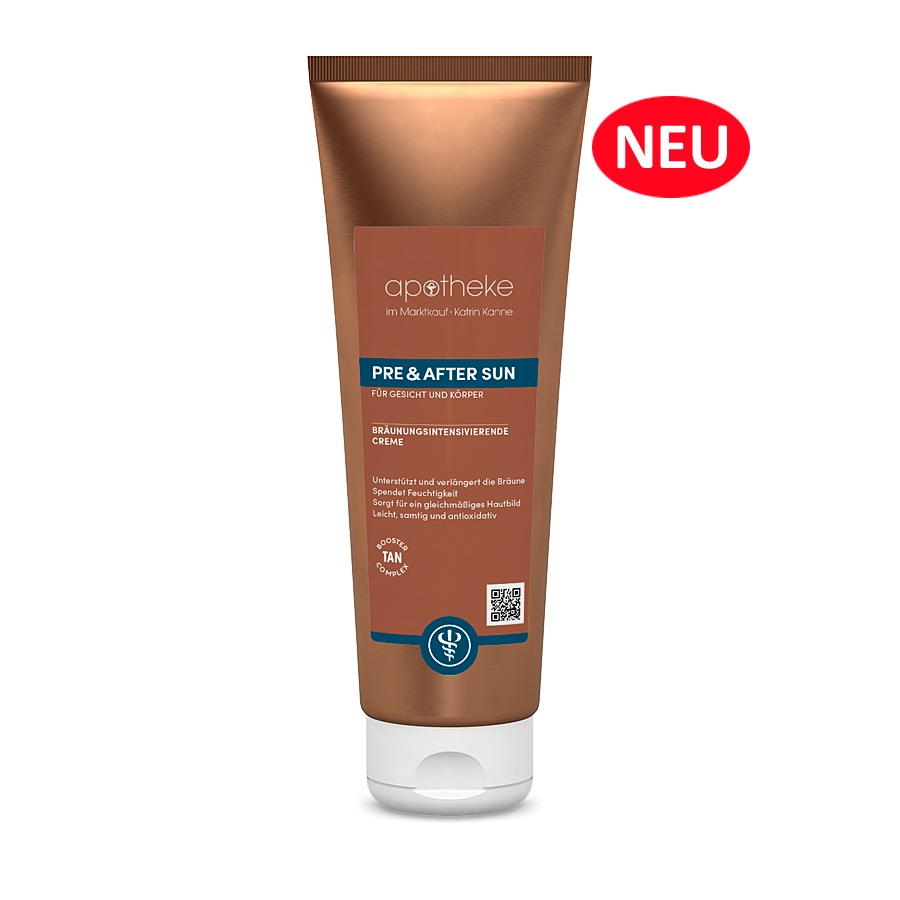 Apotheke im Marktkauf – Pre & After Sun Bräunings- intensivierende Creme – 125 ml